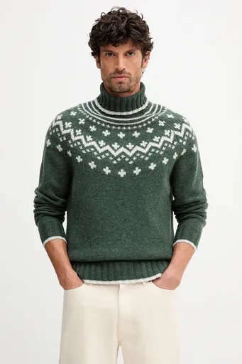 Vlnený sveter Barbour HEWTON