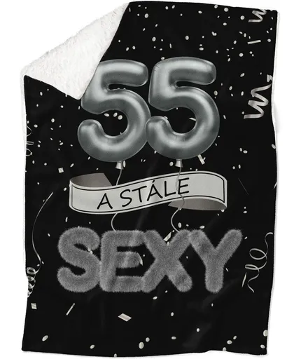 Deka Stále sexy – Čierna (vek: 55, Podšitie baránkom: ÁNO)