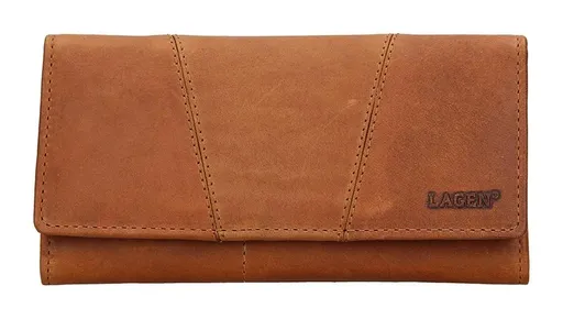 Dámska kožená peňaženka Lagen PWL-388/V Brown