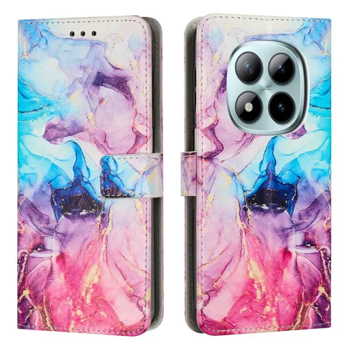 ART MARBLE Peňaženkový kryt pre Xiaomi Redmi Note 15 Pro+ 5G / POCO M8 Pro 5G PINK PURPLE