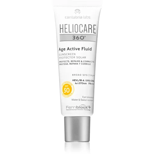Heliocare 360° Age Active Fluid opaľovacia emulzia proti starnutiu SPF 50+ 50 ml