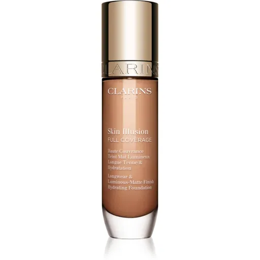 Clarins Skin Illusion Hydrating Foundation vysoko krycí make-up odtieň 112.5W 30 ml