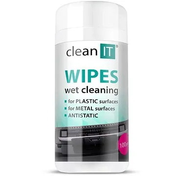 CLEAN IT Čistiace obrúsky mokré na plasty 100 ks (CL-142)