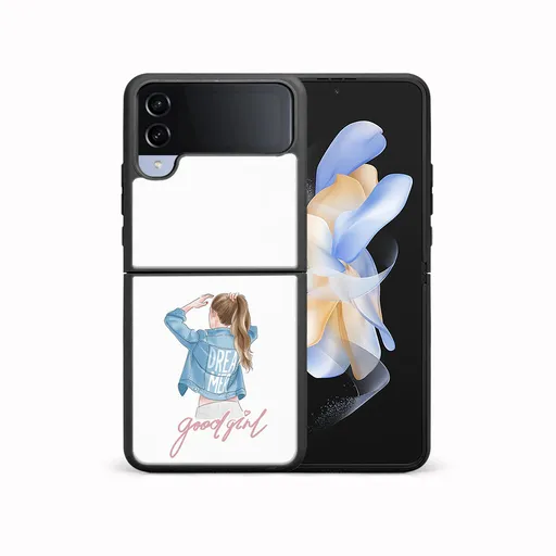 MY ART Ochranný kryt pre Samsung Galaxy Z Flip4 5G GOOD GIRL (130)