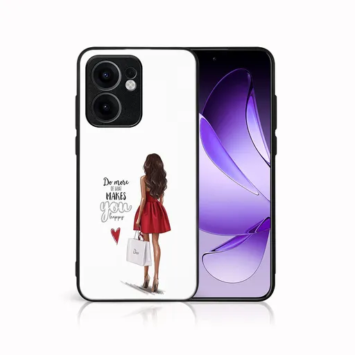 MY ART Ochranný kryt pre Oppo Reno13 F 5G / Reno13 FS 5G RED DRESS (137)