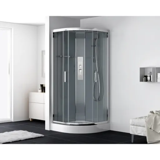 Sprchový box štvrťkruh 90x90 cm SAT SATBOXS90CRT