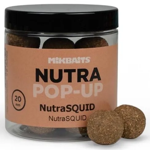 Mikbaits nutra pop-up 20 mm 250 ml - nutrasquid