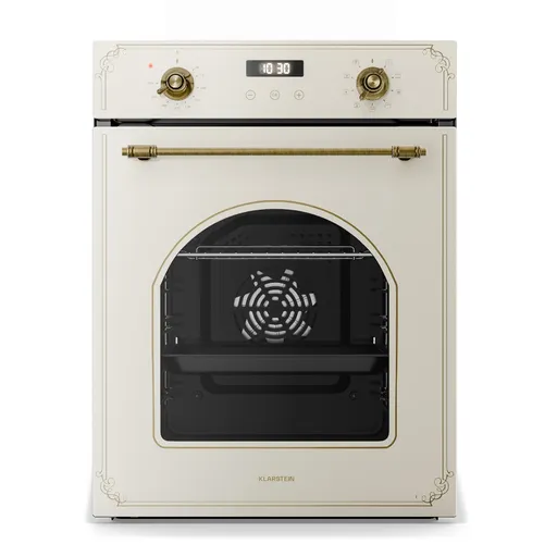 Klarstein Victoria vstavaná rúra 45 cm 49 l krémová