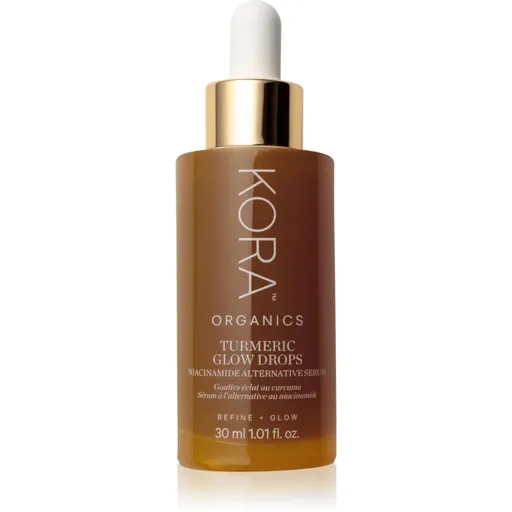 KORA Organics Turmeric Glow Drops rozjasňujúce sérum s niacínamidom 30 ml