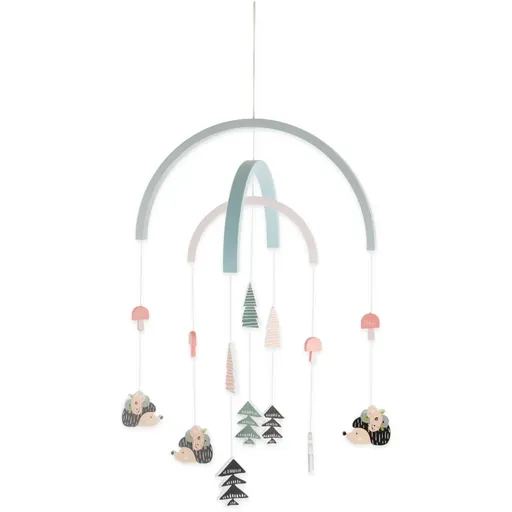 Bieco Wooden Mobile kolotoč na postieľku 0 m+ Hedgehog 1 ks