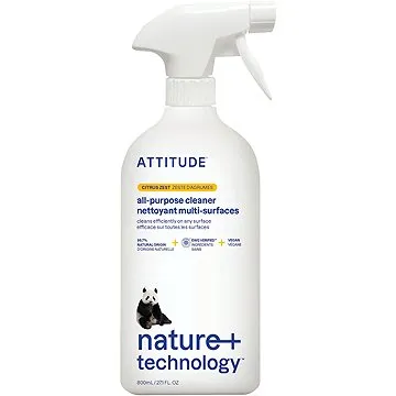 ATTITUDE Univerzálny čistič s vôňou citrónovej kôry s rozprašovačom 800 ml (626232401806)