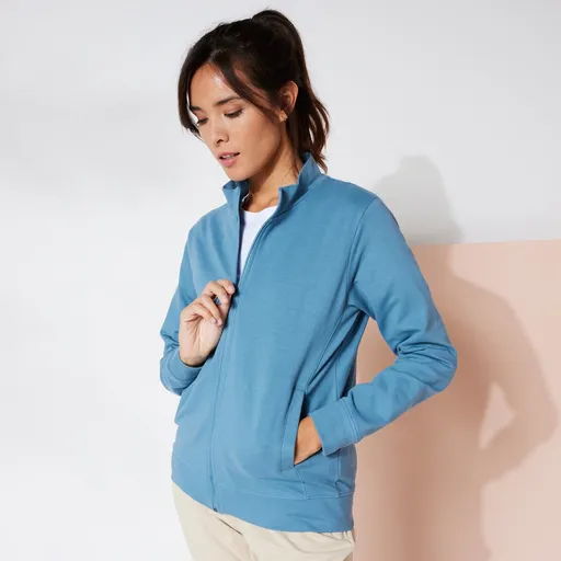 Moltonová mikina na zips