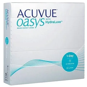 Acuvue Oasys 1 Day with HydraLuxe (90 šošoviek) dioptrie: +4.75, zakrivenie: 8.50 (733905851407)
