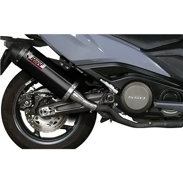 Mivv Oval Black Stainless Steel/Carbon Cap pre Kymco AK550 (2017