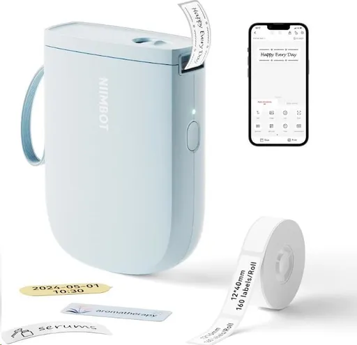 Niimbot D11-H Smart 1AA57331612, štítkovač, modrý + role etikiet