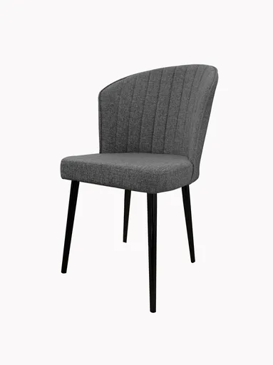 Súprava jedálenských stoličiek Rubi Grey and Black, 4 ks, 4 ks