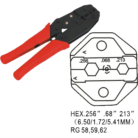 DATACOM Krimpovacie kliešte KOAX RG 58, RG 59
