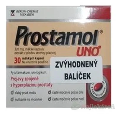 Prostamol UNO 320 mg 60+30 kapsúl na prostatu - balíček