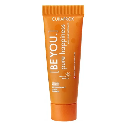 CURAPROX Be You Single Pure Happiness Bieliaca zubná pasta mini 10 ml