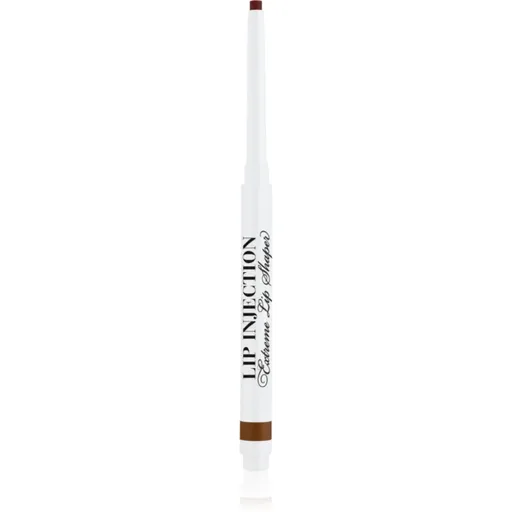 Too Faced Lip Injection Extreme Lip Shaper kontúrovacia ceruzka na pery pre dlhotrvajúci objem odtieň Espresso Shot 0.38 g