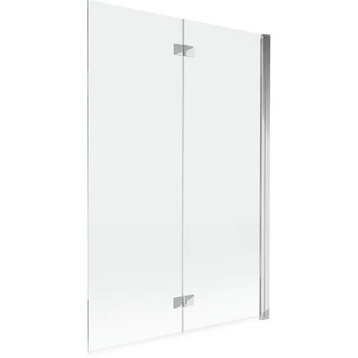 MEXEN - MIST vaňová zástena 120x150 cm 6mm 2-s, chróm, číra, pravá 8A9-120-002-01-00-P