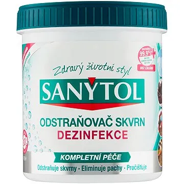 SANYTOL dezinfekčný odstraňovač škvŕn 450 g (3045206382007)