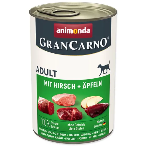 Konzerva Animonda Gran Carno Adult s jeleňom a jablkami 400g