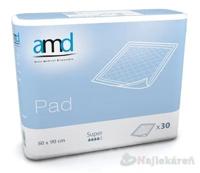 AMD Pad Super, podložky pod pacienta (60x90 cm), 1x30 ks