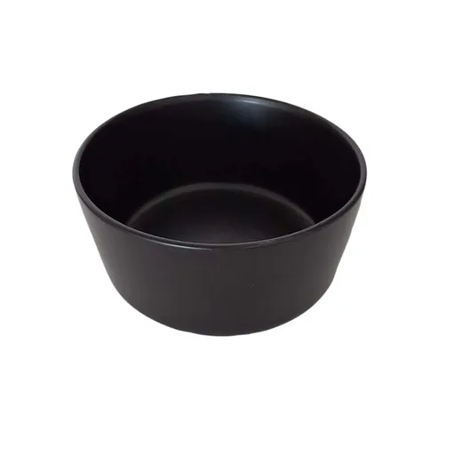 Keramická polievková miska KITCHISIMO 850ml čierny mat
