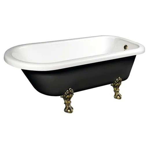 Polysan FOXTROT voľne stojaca vaňa 75x170 cm ľavá aj pravá čierna 72963