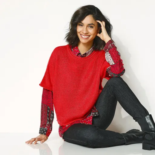 Pulóver so skrátenými rukávmi