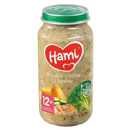 HAMI Brokolica s morkou a cuketou od 12.mesiaca 250 g