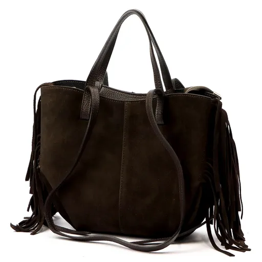 Dámska kabelka z brúsenej kože Luka v elegantnom dizajne