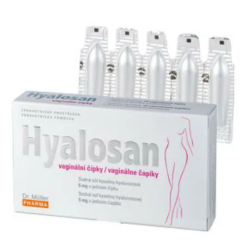 DR. MÜLLER Hyalosan vaginálne čapíky 10 kusov