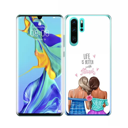 PROTEMIO MY ART Ochranný obal Huawei P30 Pro FRIENDS (060)