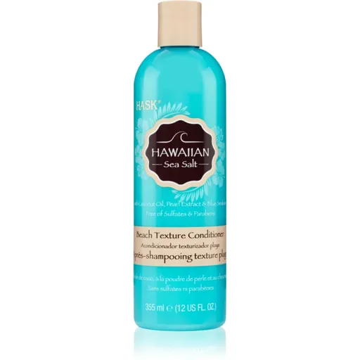 HASK Hawaiian Sea Salt texturizačný kondicionér pre vytvarovanie vĺn 355 ml