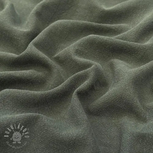 Ľan predpraný STONEWASHED PREMIUM camo green