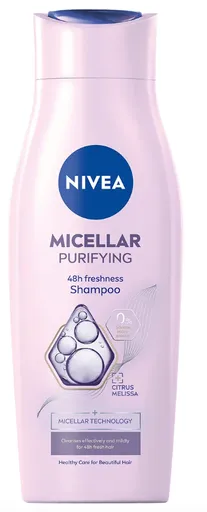 NIVEA MICELLAR PURIFYING - Osviežujúci micelárny šampón 0,4 L