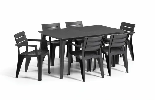 Elvisia Záhradný set KELSEY 6 + 1  | grafit