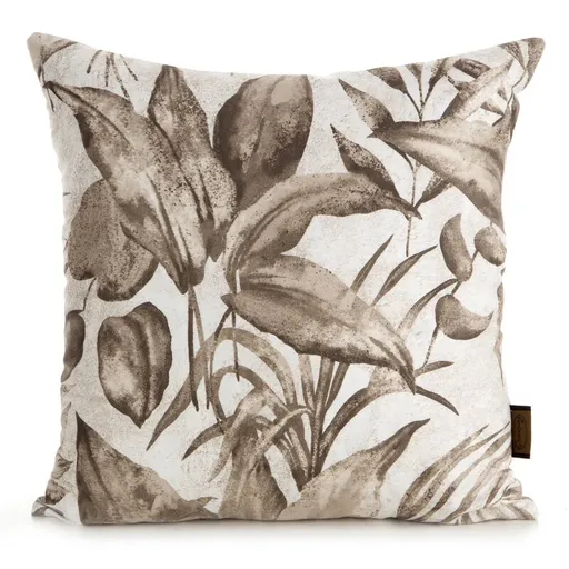 ArtFir Obliečka na vankúš SPRING 46 | tmavobéžová/béžová 40 x 40 cm