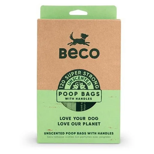 BECO Vrecká na psie exkrementy s uškom 120 ks