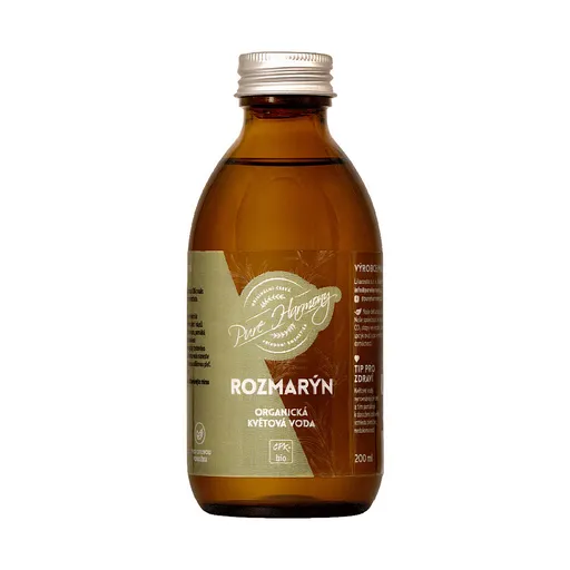 PURE HARMONY Organická kvetová voda rozmarín náhradná náplň BIO 200 ml
