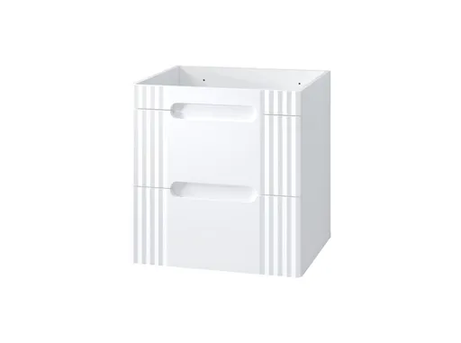 COMAD - Skrinka pod umývadlo 60cm 2 zásuvky FIJI WHITE 5907611656662