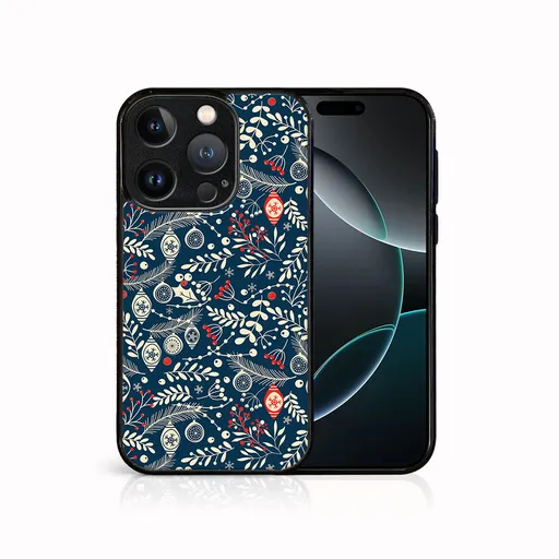 MY ART Kryt s vianočným dizajnom Apple iPhone 16 Pro Max MISTLETOE (070)