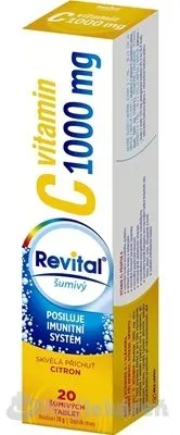 Revital Vitamín C 1000 mg šumivý 20 šumivých tabliet