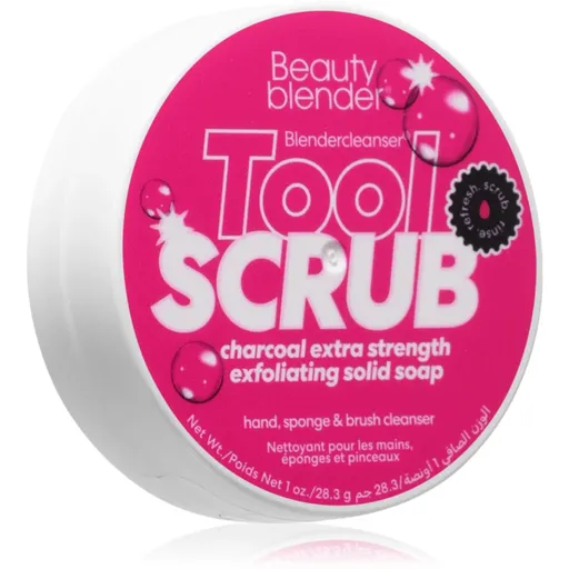 beautyblender® Tool Scrub Charcoal tuhý čistič na make-up hubky a štetce 28.3 g