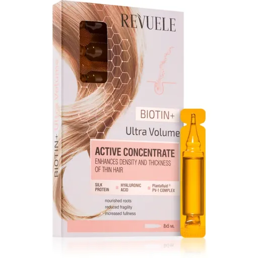 Revuele Active Hair Concentrate Biotin+ Ultra Volume ampuly pre objem vlasov 8x5 ml