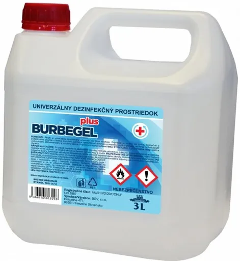 Burbegel Plus dezinfekcia na ruky 3 l