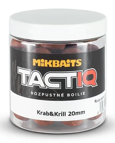 Mikbaits rozpustné boilies tactiq krab krill 250 ml - 20 mm