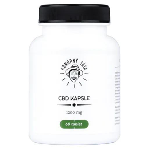 KONOPNÝ TÁTA CBD kapsule 1200mg 60 tabliet